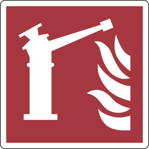 Brandschutzschild - Hydrant/Feuerlöschspritze - Aluminium