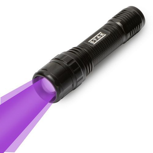 LED-Taschenlampe HORATIO mit UV-Licht und Akku, 3 W - Velamp