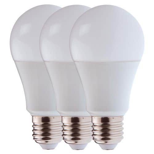3er-Pack LED-Glühlampen Standard E27 11 W - Velamp