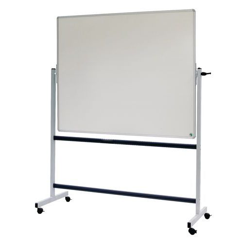Emaillierte und magnetische Tafel, horizontal drehbar - Manutan Expert