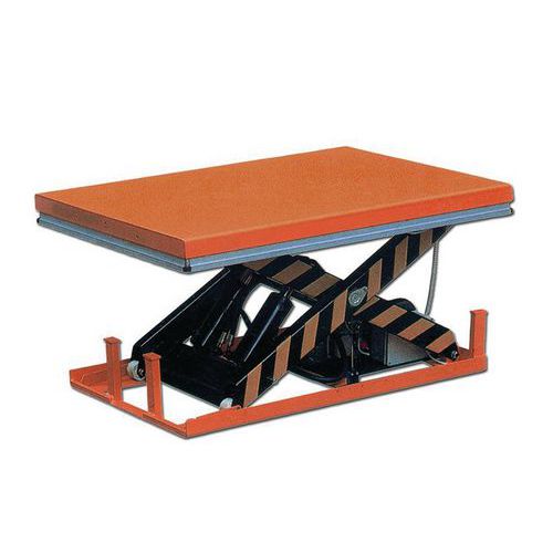 Elektrischer fester Hubtisch - Traglast 1000 kg