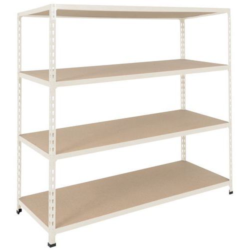 Regal für mittelschwere Lasten Manutan Rapid 2 - Holzfachboden - Manutan Expert