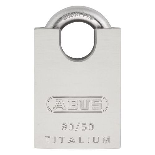 Vorhangschloss mit Bügelschutz Titalium Serie 90 - verschiedenschließend - 2 Schlüssel