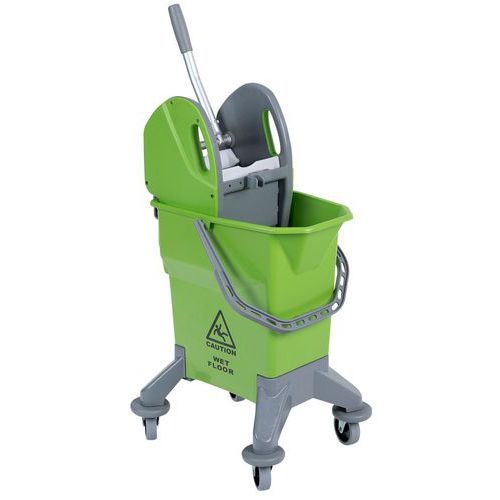 Rolleimer mit Backenpresse - 25 L - Manutan