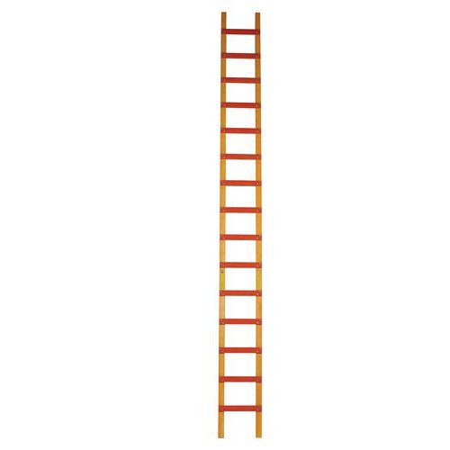Holz-Dachleiter - 9 bis 15 Sprossen - Abstand 33 cm