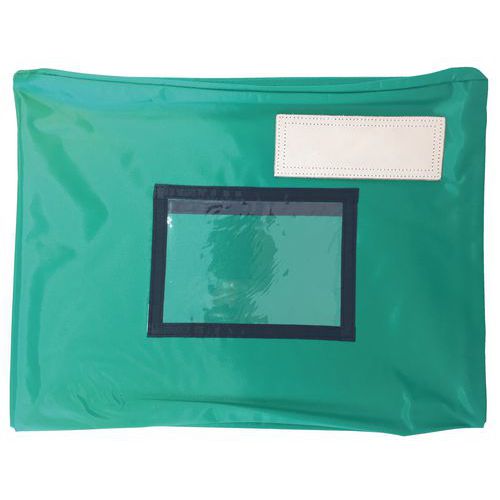 Mehrweg-Versandtasche mit Faltboden 5 cm - 40 x 30 cm - Grün