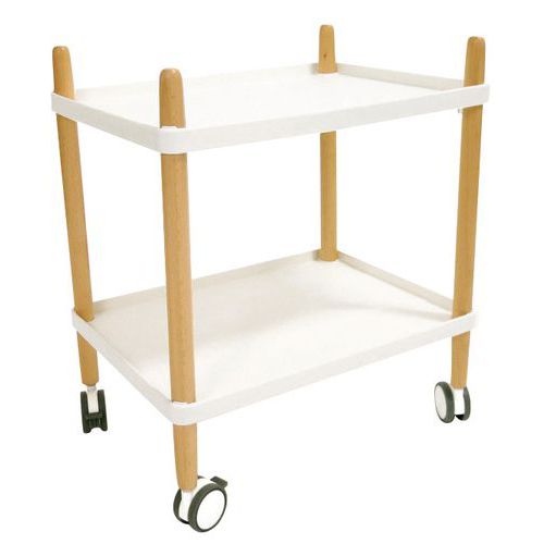Servierwagen mit 2 Ebenen - Paperflow
