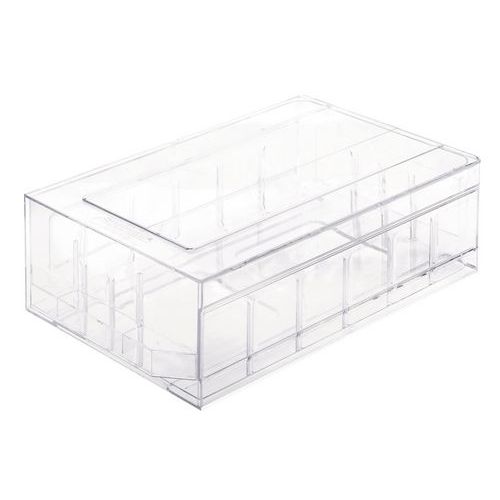 Schubladenblock aus durchsichtigem Polystyrol – pro Set