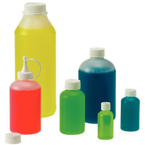 LDPE-Flasche mit Schraubverschluss - 27 bis 1000 ml