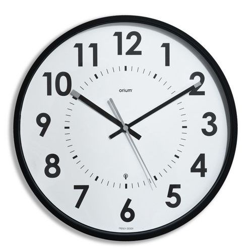 Uhr RC Abyliss, schwarz, 30 cm - Orium