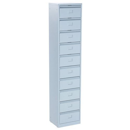 Aktenschrank mit Klappe - 10 Fächer - Manutan Expert Aktenschrank mit Klappe - 10 Fächer - Manutan Expert