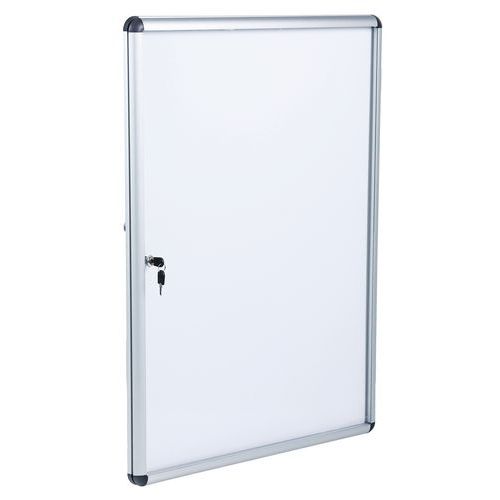 Innenvitrine Manutan, 1 Tür - Aluminiumrückwand - Manutan Expert