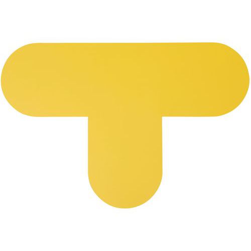 Selbstklebende Bodenmarkierung T-förmig 200 x 300 - Manutan Expert