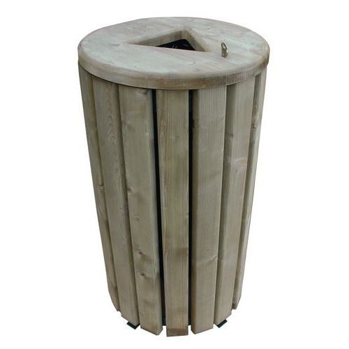 Holzabfallbehälter für den Außenbereich Genève - 100 L