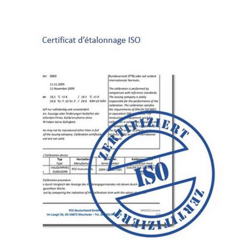 Kalibrierungszertifikat nach ISO