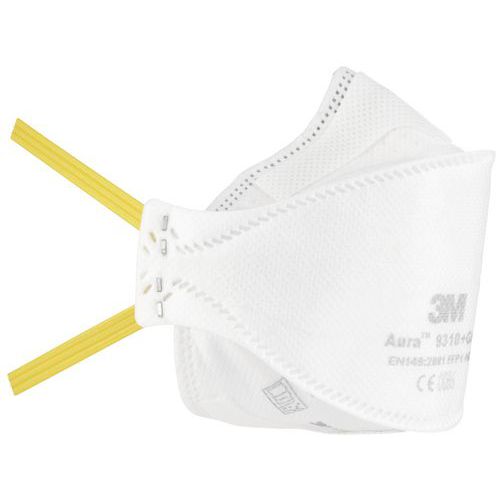 Atemschutz-Halbmaske, faltbar, mit Staubschutz Aura 9300