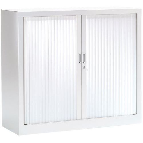Schrank mit einfarbigen Rollläden, Höhe 100 cm - Vinco