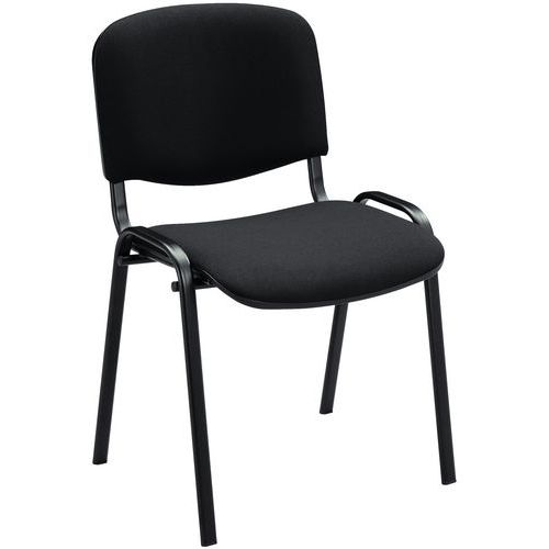 Stuhl Fancy - Schwarz mit Stoff - Manutan Expert Stuhl Fancy - Schwarz mit Stoff - Manutan Expert