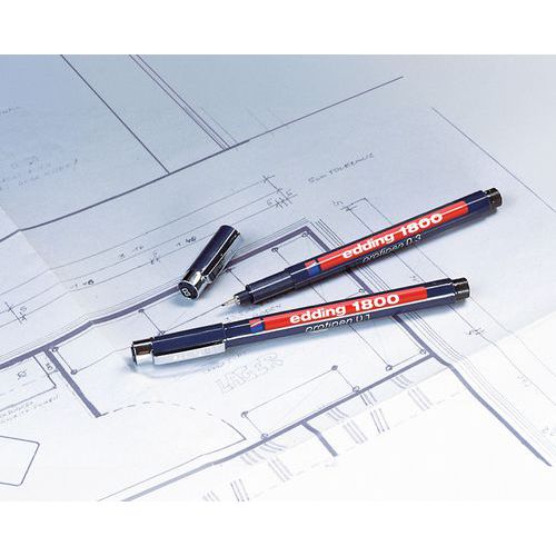 Filzstift mit Kappe Edding 1800