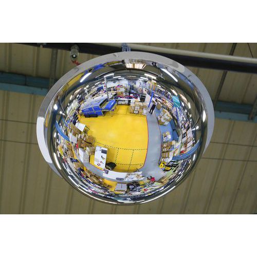 Halbkugelspiegel 360° - 1200 mm - Magnetbefestigung - Kaptorama