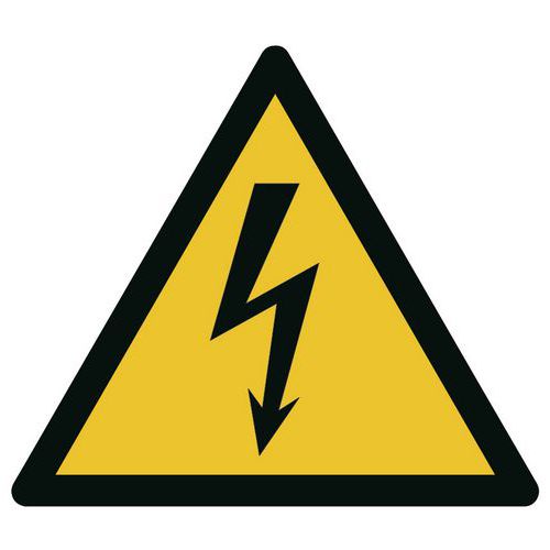 Warnschild Warnung vor elektrischer Spannung - Schild