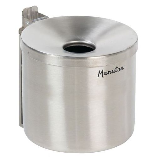 Wandaschenbecher aus Edelstahl Manutan - 1,5 L - Manutan Expert