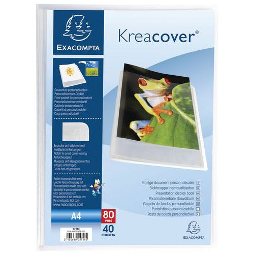 Sichtmappe Kreacover® - A4. durchsichtig - Exacompta