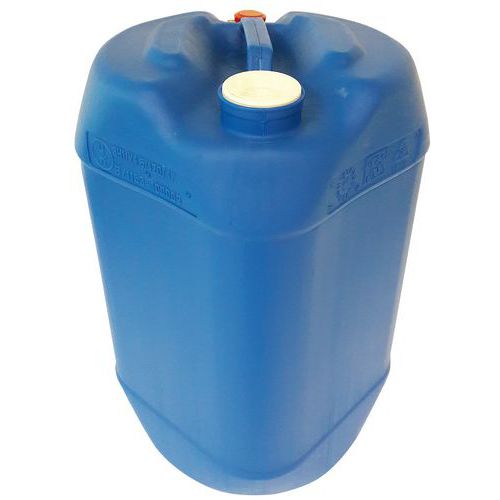 Fass aus Polyethylen 30 L blau viereckig mit 2 Spundlöchern zugelassen