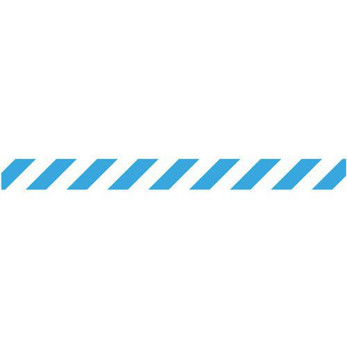 Schraffiertes Social-Distancing-Klebeband ohne Aufschrift