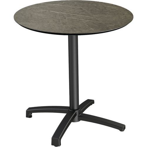 Klappbarer Bistrotisch X Cross, rund - Veba