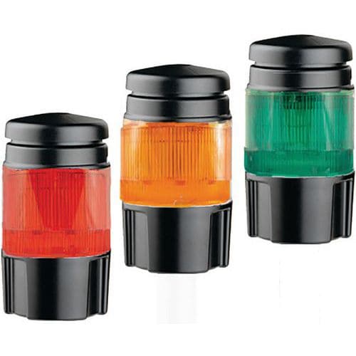 Leuchtsäule mit mehrfarbigen LEDs - rot, orange und grün