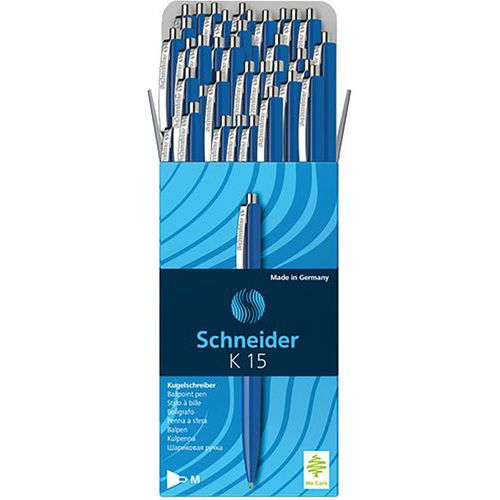 Kugelschreiber - K15 - blau - 50 Stück - Schneider