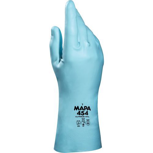 Dichte und hypoallergene Handschuhe Ultranitril 454