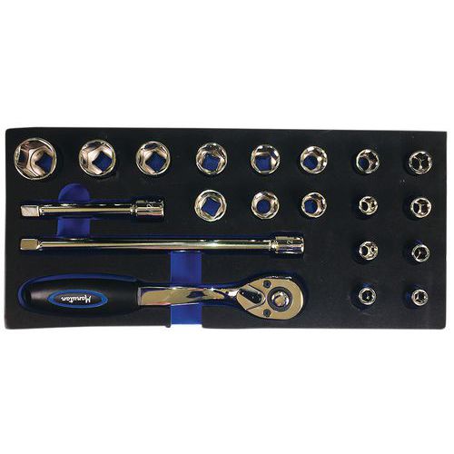 Modul 1/3 mit 20 Werkzeugen 1/2 - Manutan