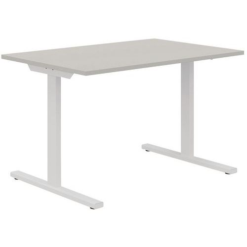 Gerader Schreibtisch, 120 cm, T-Füße Misao - Manutan Expert