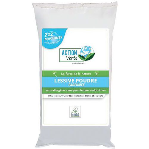 Action Verte Waschpulver Ecolabel 222 Wäschen Manutan.de