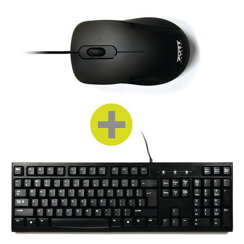 Set Tastatur/Maus, kabelgebunden - PORT Connect