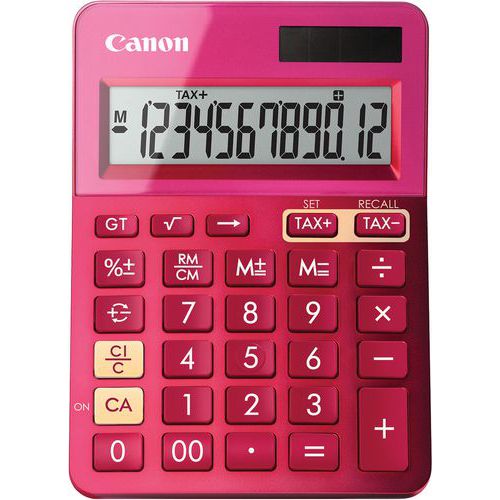 Tischrechner, 12-stellig, rosa, LS-123K-MPK - Canon