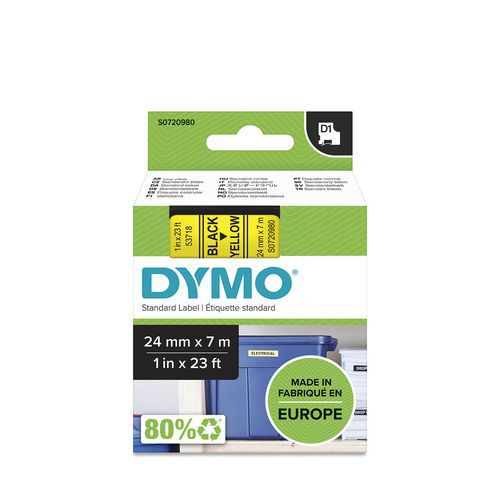 Bandkassette D1 Breite 24 mm - Dymo