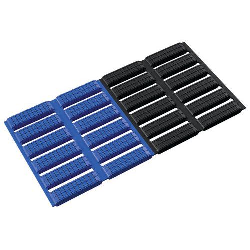 Flexible Gittermatte - abwechselnd schwarze/blaue Markierung - auf Rolle - Plastex