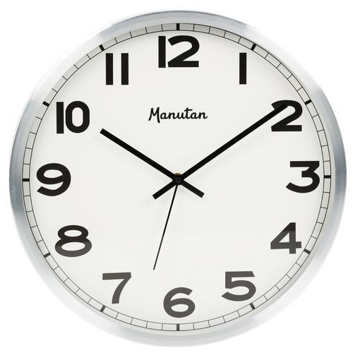 Analoge Quartz-Wanduhr, Ø 40 cm - Manutan Expert