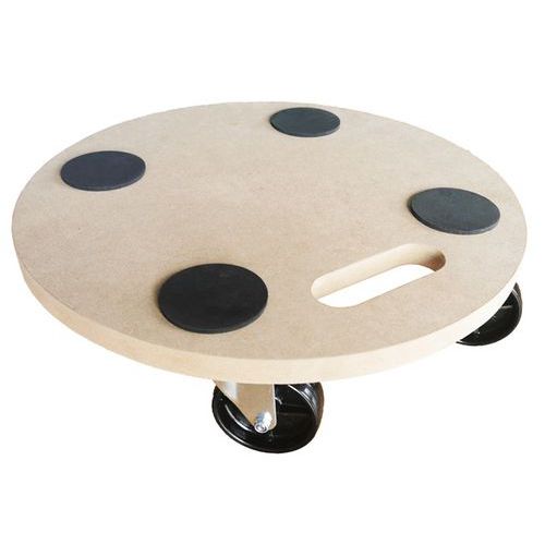 Rundes Rollbrett, Tragkraft 200 kg - Manutan Expert