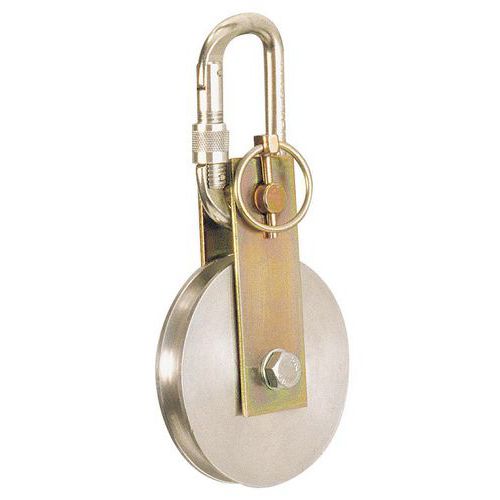Seilscheibe komplett mit Schraubkarabiner - Protecta Seilscheibe komplett mit Schraubkarabiner - Protecta