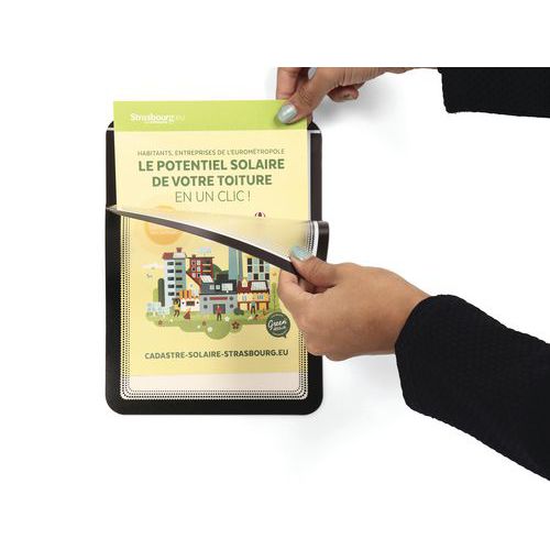 Informationsrahmen Magneto, magnetische Rückseite, A5 - Tarifold
