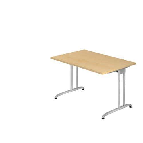 Schreibtisch mit fester Höhe, 120 cm, Serie B