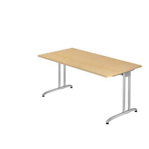 Schreibtisch mit fester Höhe, 160 cm, Serie B
