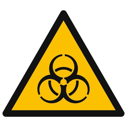 Warnschild - Vorsicht Biogefährdung - PVC - Manutan Expert Warnschild - Vorsicht Biogefährdung - PVC - Manutan Expert
