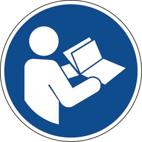 Schild - Betriebsanleitung lesen - PVC - Manutan Expert Schild - Betriebsanleitung lesen - PVC - Manutan Expert