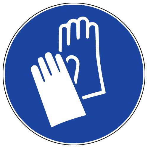 Schild „Schutzhandschuhe tragen“, PVC - Manutan Expert Schild „Schutzhandschuhe tragen“, PVC - Manutan Expert