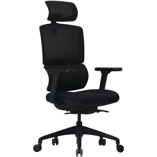 Ergonomischer Bürostuhl, schwarz, Eros